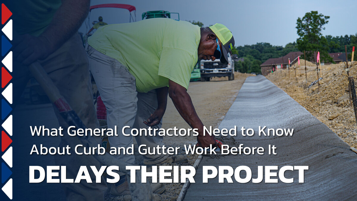 What General Contractors Need to Know About Curb and Gutter Work Before It Delays Their Project