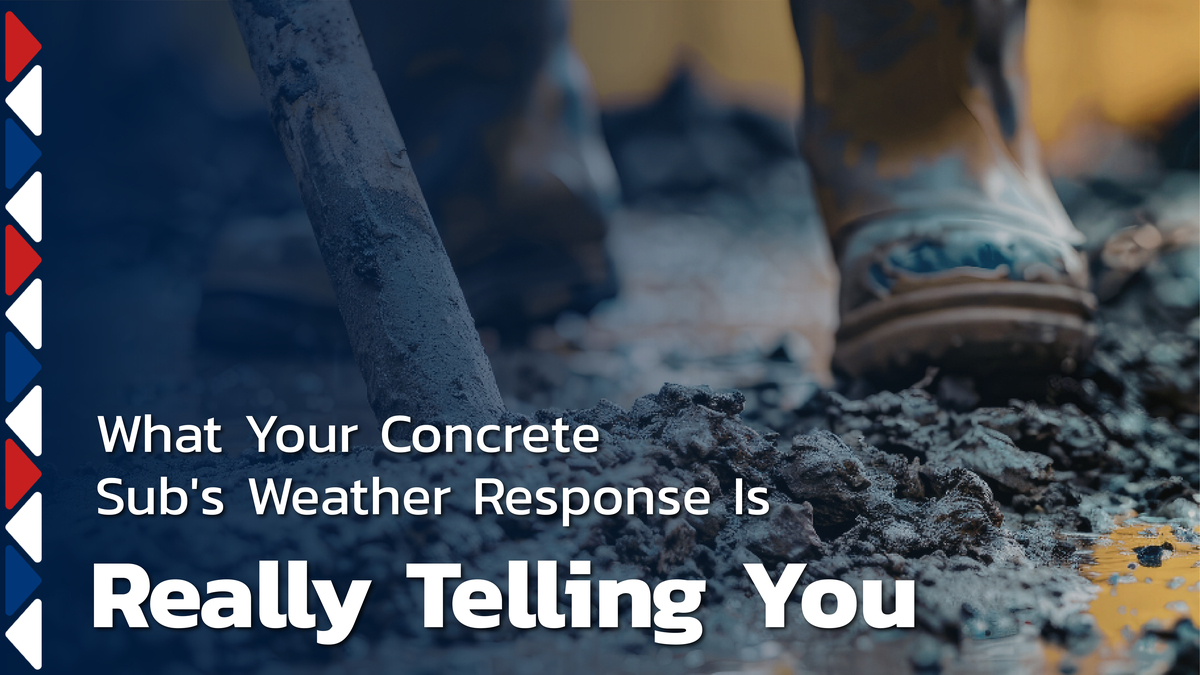 What Your Concrete Sub's Weather Response Is Really Telling You