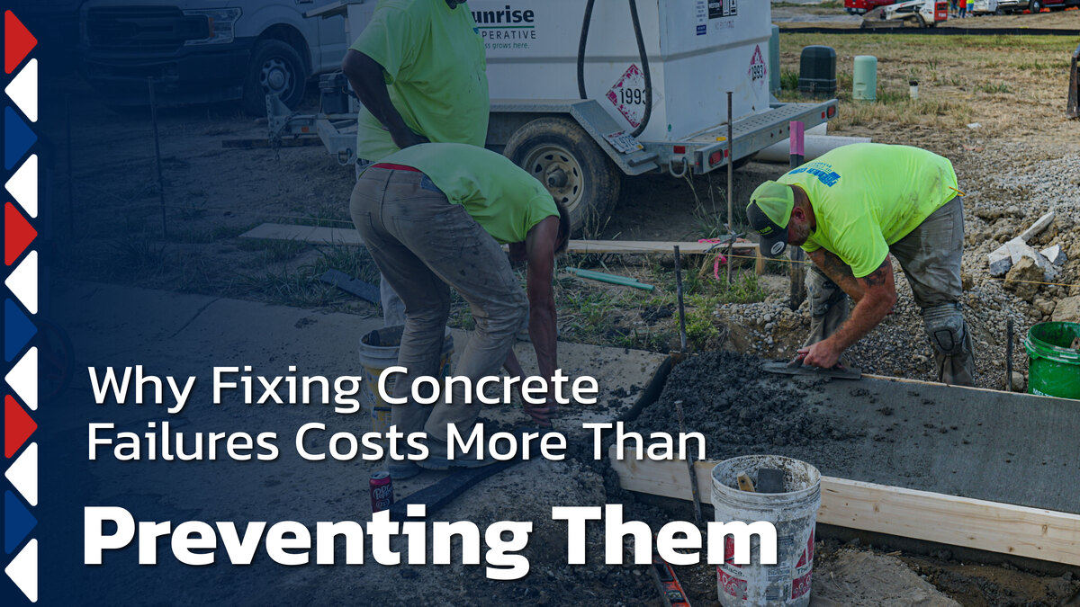 Why Fixing Concrete Failures Costs More Than Preventing Them
