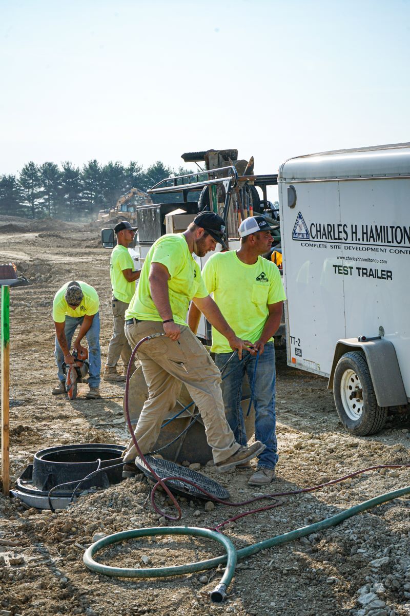 Construction crew