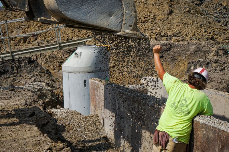 Construction site worker