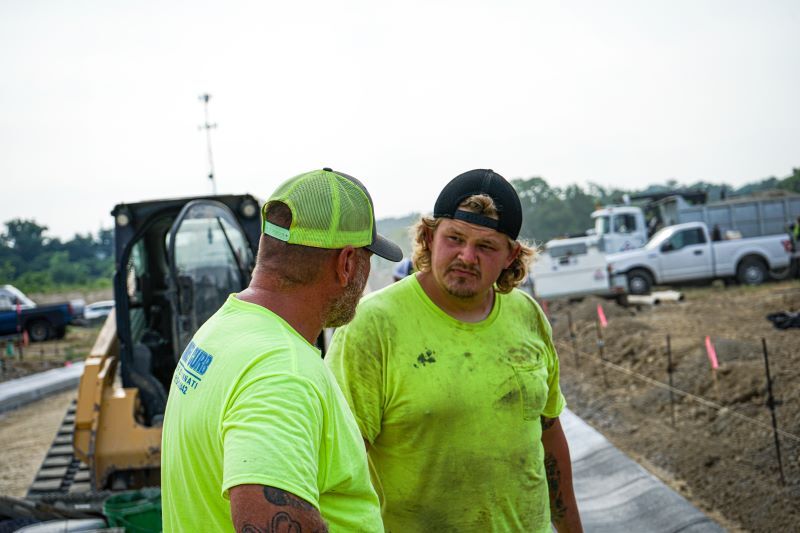 Construction crew