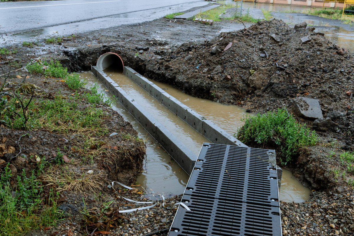overflowing canal